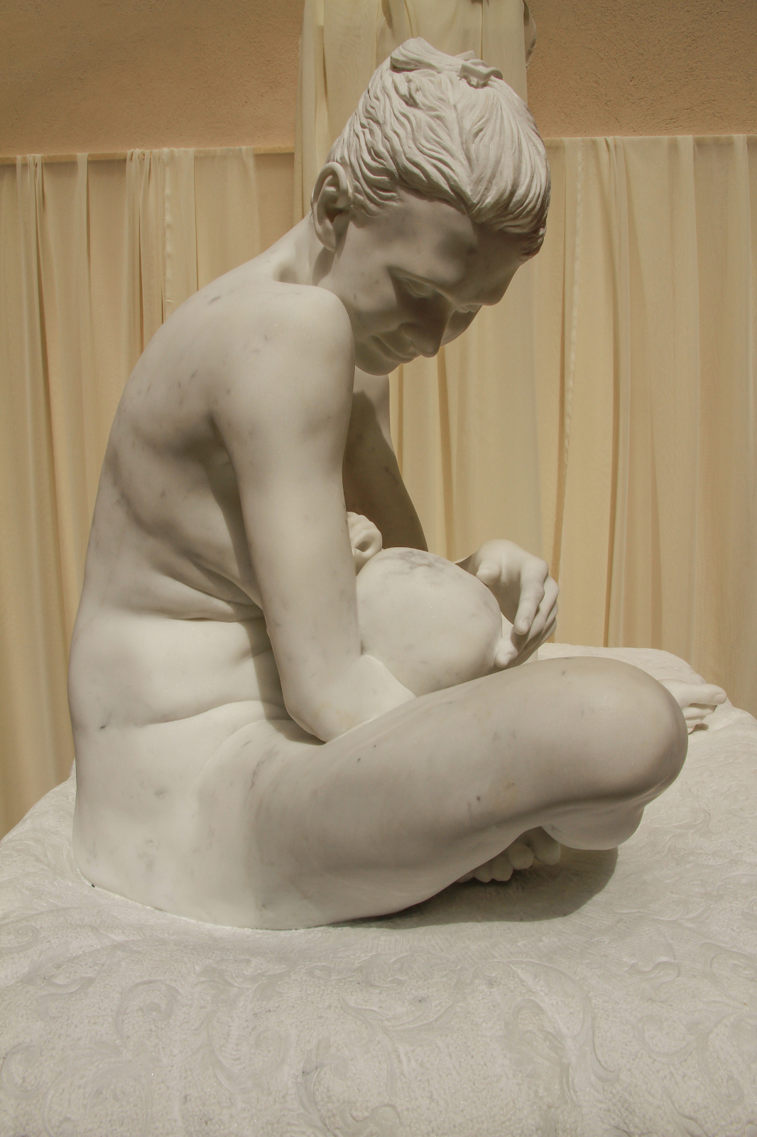 2022 “Mother and Child”,in Cararra marble, at Museo Degli Innocenti, Florence