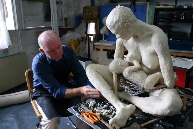 Adding wax, “like words in a poem, every piece should mean something”